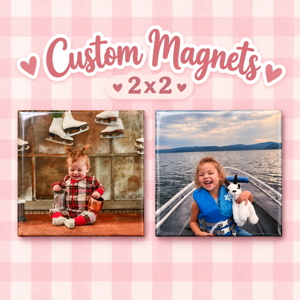Custom Photo Magnets | 2x2” Personalized Square Magnets