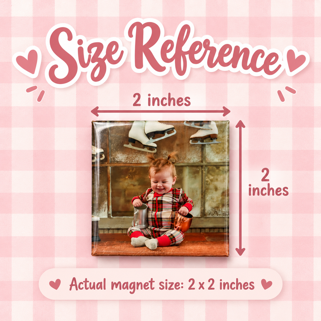 Custom Photo Magnets | 2x2” Personalized Square Magnets