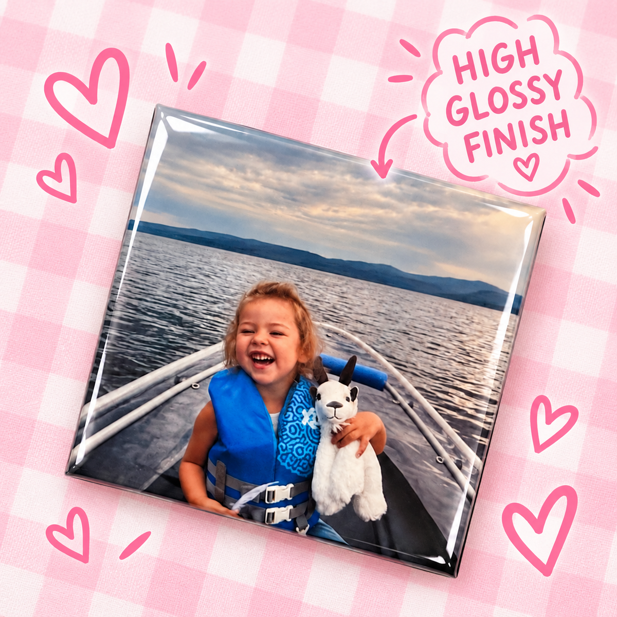 Custom Photo Magnets | 2x2” Personalized Square Magnets